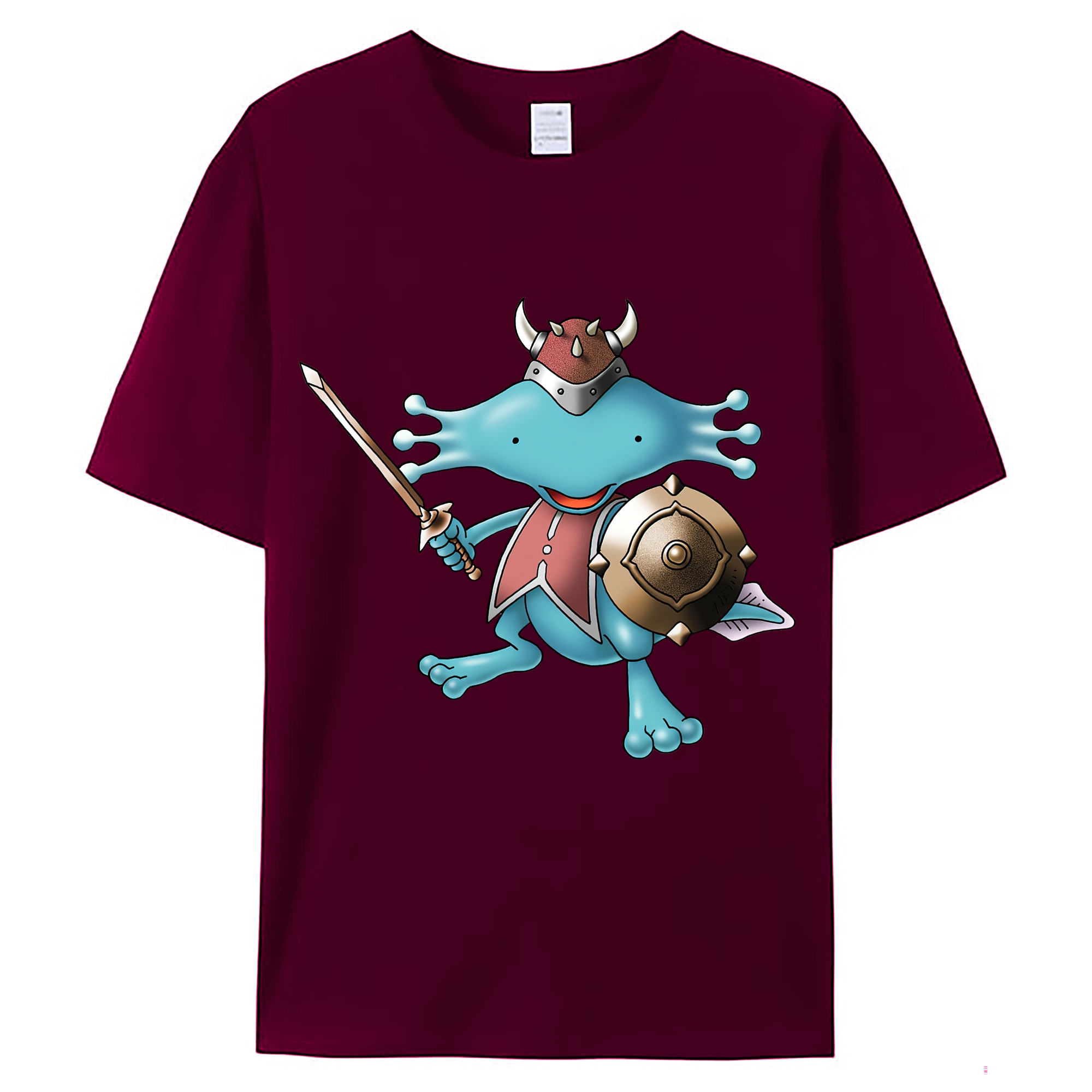 （画像用） ドラゴンクエスト Doragon Kuesuto Dragon Quest レディースカジュアルプリントTシャツ（綿100％）